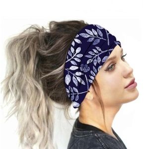 Purple Leaf Headband Face Mask